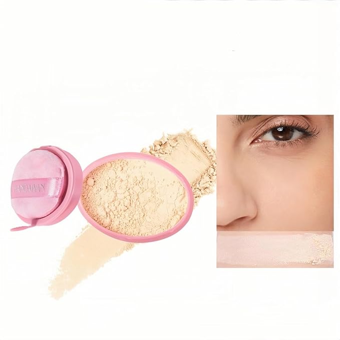 Setting Loose Powder 5 Colors Flawless Smooth Loose Finishing Powder Waterproof Long-Lasting Face Powder (Color 03)