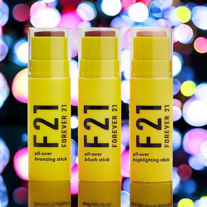 Forever 21 Beauty All-Over Blush Stick, Sculpt, Define, Illuminate, and Glow, Silky-Smooth Finish, Radiant Results, Coral