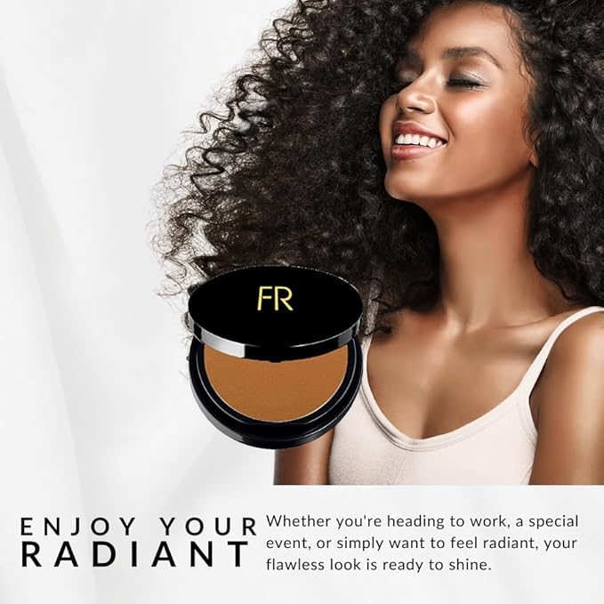 Bronzer by Flori Roberts, Sheer Finish Bronzing Powder Makeup for Women of Color or Deeper Skin Tones, Contours and Highlights for Sun Kissed Glow