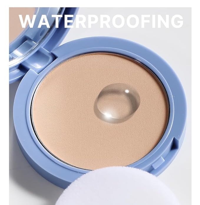Mallofusa Matte Face Makeup Loose Powder Fine Silk Texture Honey Powder Fixed Makeup Powder Soft Light Water Proofing (#3) Dark complexion