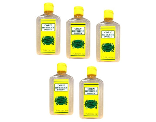 Corn Huskers Lotion, Heavy Duty Hand Treatment for Rough Dry Skin, 7 fl oz (Pack of 5)