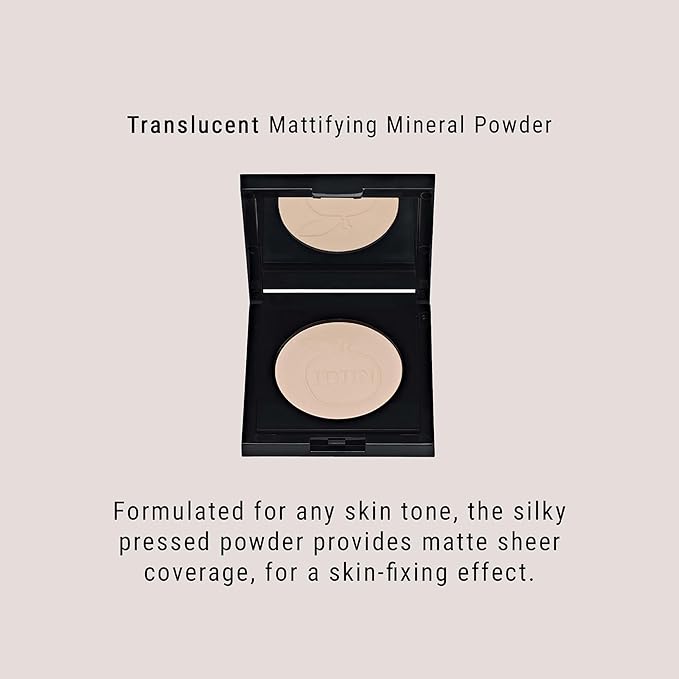 Translucent Mattifying Mineral Powder - For A Flawless Finish - Matte Sheer - Provides Subtle Coverage - With A Durable Fixing Effect - Tuva - 0.12 Oz, (I0096082)