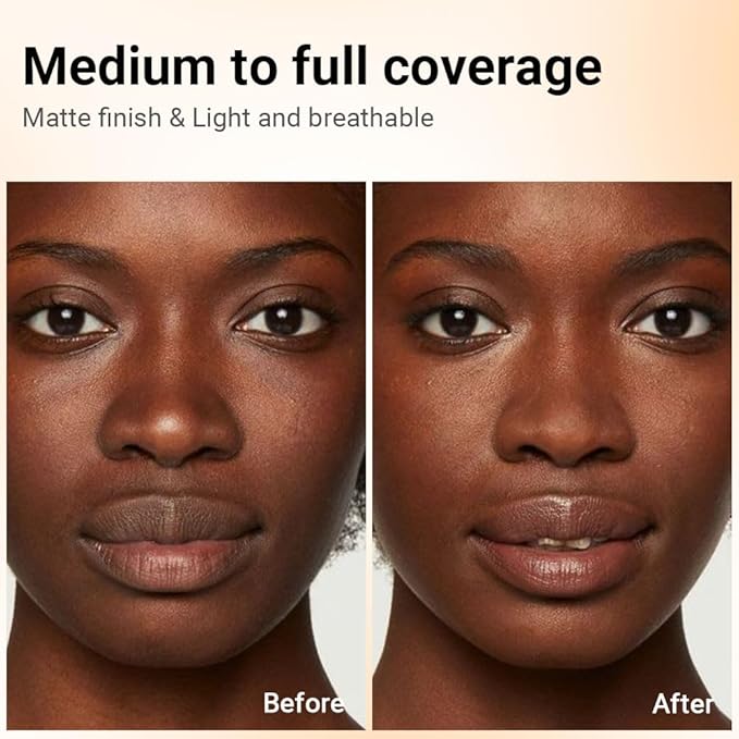 Pressed Matte Face Powder Makeup, Setting Powder for Poreless Wrinkle Blurring Finishing,Lightweight,High Coverage,Shine Control, 10g 10g (06)