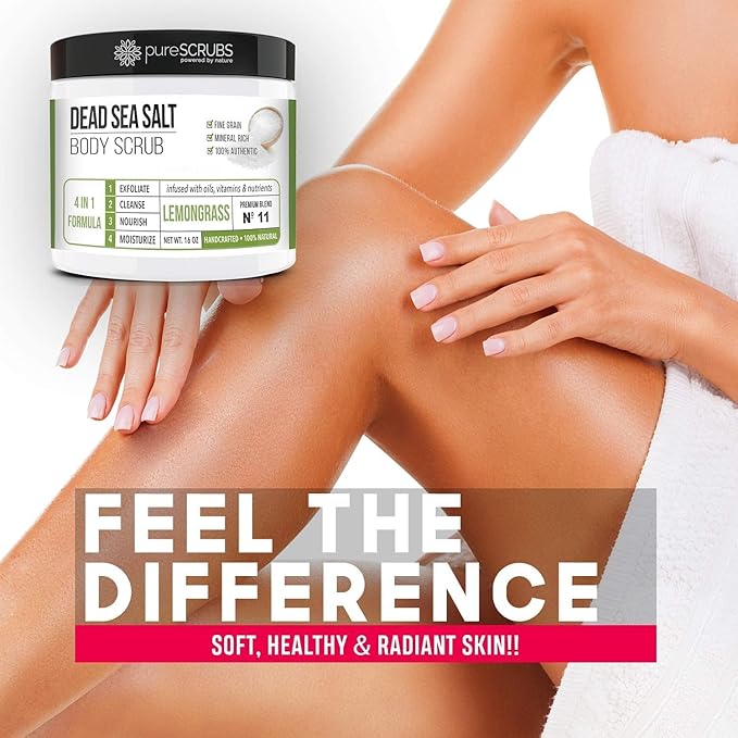 pureSCRUBS Lemongrass Body Scrub + Lemongrass Body Oil Bundle