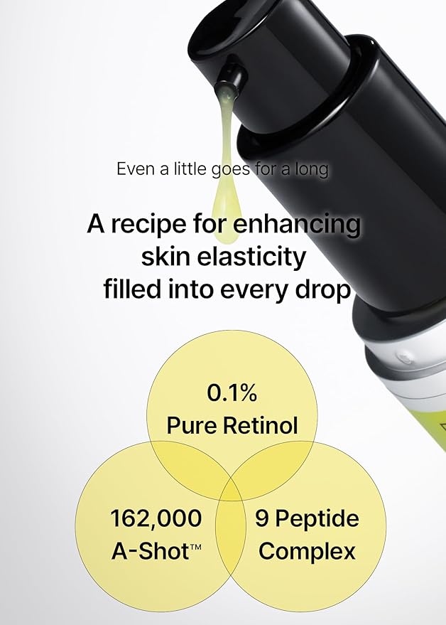 celimax The Vita A Retinol Shot Tightening Serum | with Pure Vitamin A Retinol, Peptide, Pore Minimizer, Wrinkles & Fine Lines, Firmer Skin, Anti-Aging, Skin Smoothing 30ml