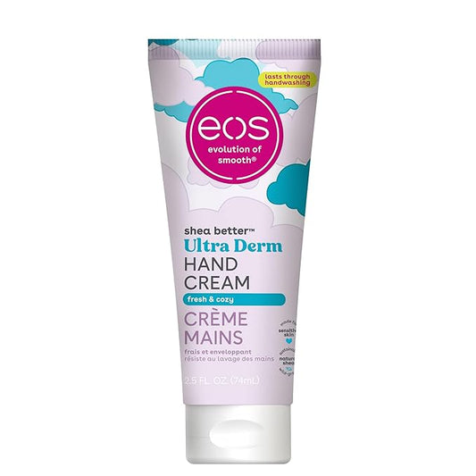 eos Shea Better Hand Cream - Fresh & Cozy Hand Lotion | Instant Hydration + Lasting Protection | 2.5 oz