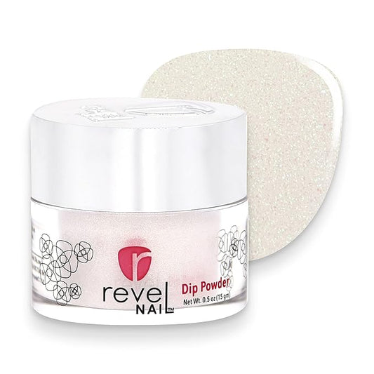 Revel Nail Dip Powder - Sheer Pink Powder Dip Nail Polish, Chip Resistant Dip Nail Powder with Vitamin E and Calcium, DIY Manicure