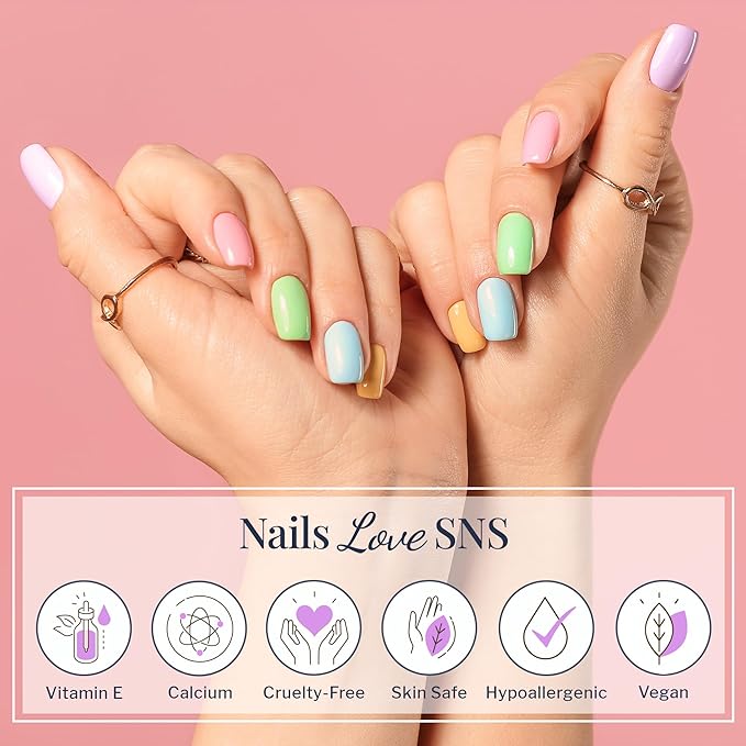 SNS Cuticle Oil for Nails - Nail Oil Vitamin Enriched with Botanical Oils, Vitamins A, D3, B5, E & Calcium Helps Natural Nails Grow Healthy - Nail Growth Serum for Healthier Nail Bed, 0.34oz