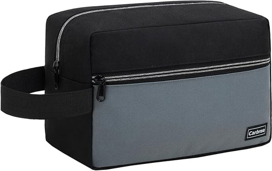 Travel Toiletry Bag - Large Toiletry Bag for Men Skincare Bag Doop Kit for Toiletries Accessories Gifts - Black