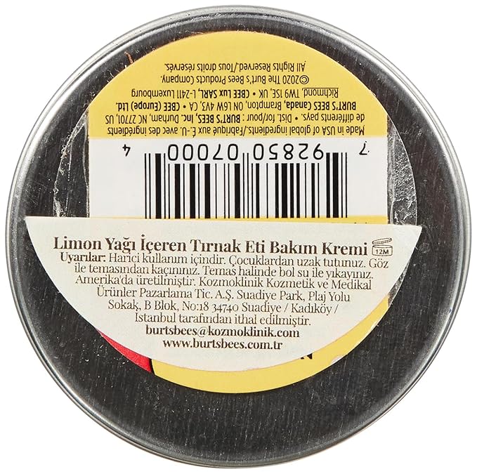 Burt's Bees, Cuticle Cream Lemon Butter, 0.6 Ounce