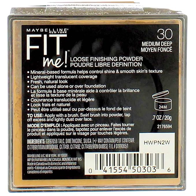 Fit Me Loose Pwdr Medium Deep,Maybelline Cosmetics,K2434400