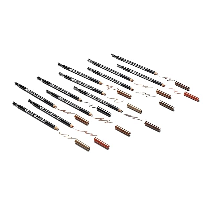 NYX PROFESSIONAL MAKEUP Eyebrow Powder Pencil, Black