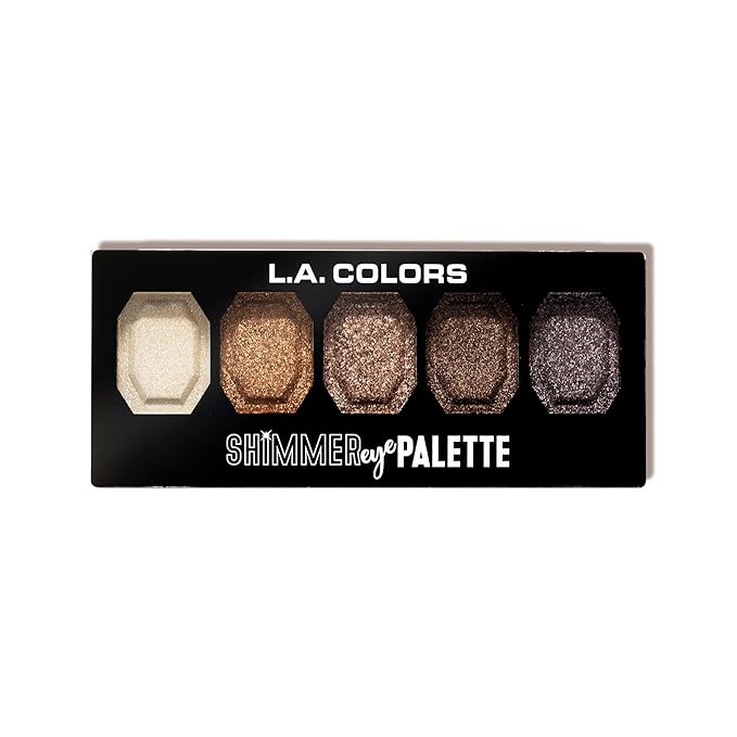 L.A. COLORS Shimmer Eye Palette, Sparkle & Shine CES699