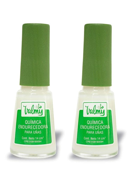 Nail Hardener & Nail Strengthener for Thin Nails and Growth - Nail Growth Treatment, Protection & Nail Repair for Damaged Nails - Base Coat Nail Polish, 0.47 Fl oz (2 Pack)