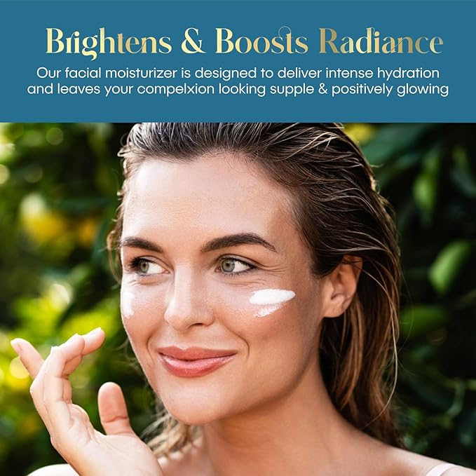 Hyaluronic Acid Moisturizer with Collagen - Hydrating & Anti-Aging, Smooths Fine Lines & Wrinkles - Dermatologist Tested, Clean Beauty, Korean Skin Care - 1.69 FL.OZ.