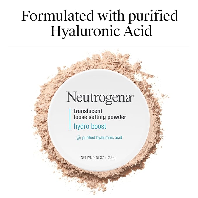Neutrogena Hydro Boost Translucent Loose Setting Powder with Purified Hyaluronic Acid, .44 oz