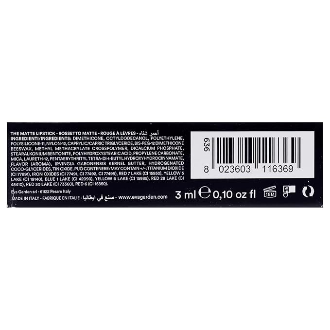 The Matte Lipstick - Velvety Texture and Vibrant Ultra-Matte Finish - Pigmented, Soft and Silky Formula and Smooth Application - Offers Bold Saturated Color - 636 Classic Nude - 0.1 oz