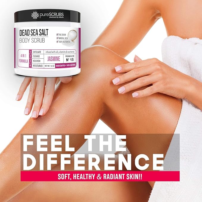 pureSCRUBS Jasmine Body Scrub + Jasmine Body Oil Bundle