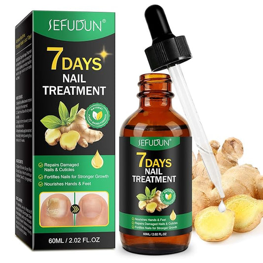Ginger Nail Growth Strengthener Serum – Ginger-Infused Nail Repair Oil for Care, Natural Nail and Strengthener Solution
