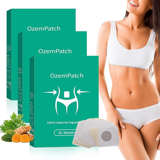 3PCS Rej-uvacare Ozempatch for Women, 90 tablets Ozem Patches for Body, 100% Natural Ingredients - Mild, Safe & Effective, Keep in Good Sh-ape, Firming, Moisturizing, for All Skin Types