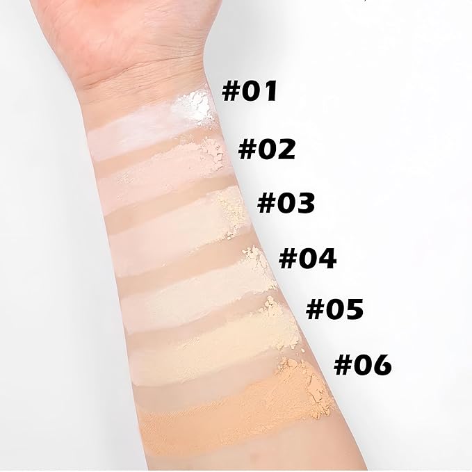 Setting Loose Powder 5 Colors Flawless Smooth Loose Finishing Powder Waterproof Long-Lasting Face Powder (Color 01)