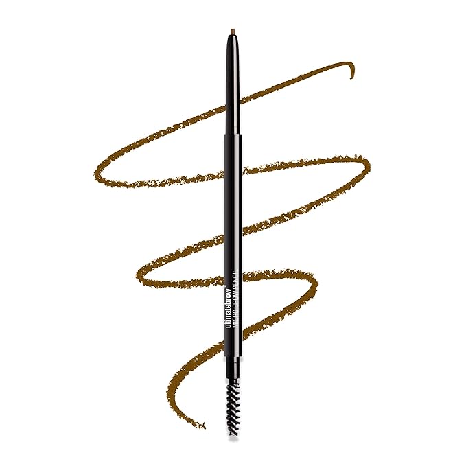 wet n wild Ultimate Brow Micro Eyebrow Retractable Pencil Bundle, Ash Brow Ultra Fine 1.5mm Tip & Soft Brown Ultra Fine 1.5mm Tip