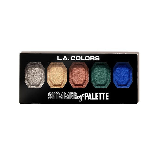 L.A. COLORS Shimmer Eye Palette, Be Bright CES698