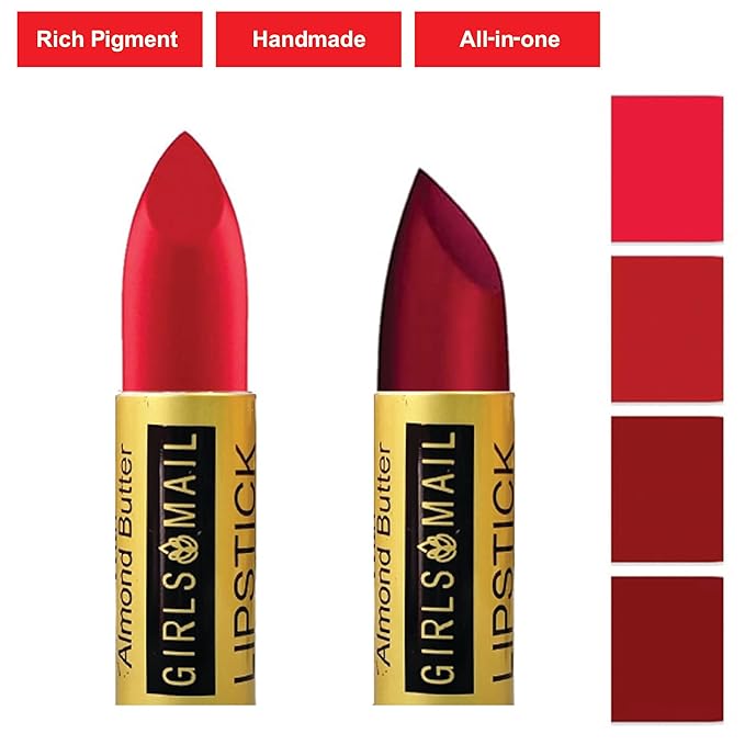 Full Coverage Almond Oil Infused Matte Lip stick Variety Pack Holiday Exclusive Burgundy Shades Perfect For Little Women Lady Birds Crazy Gals Fashion Girls Females Tattoo Artists