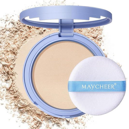 Oil Control Face Pressed Powder, Matte and Smooth Translucent Powder Setting Powder Makeup, Waterproof Long Lasting Finishing Face Powder, Cruelty-free (01 Calassic)