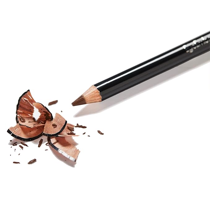 Eye Embrace The Ginge Classic: Auburn Red Wooden Eyebrow Pencil – Waterproof, Double-Ended Pencil with Sharpener & Spoolie Brush, Cruelty-Free