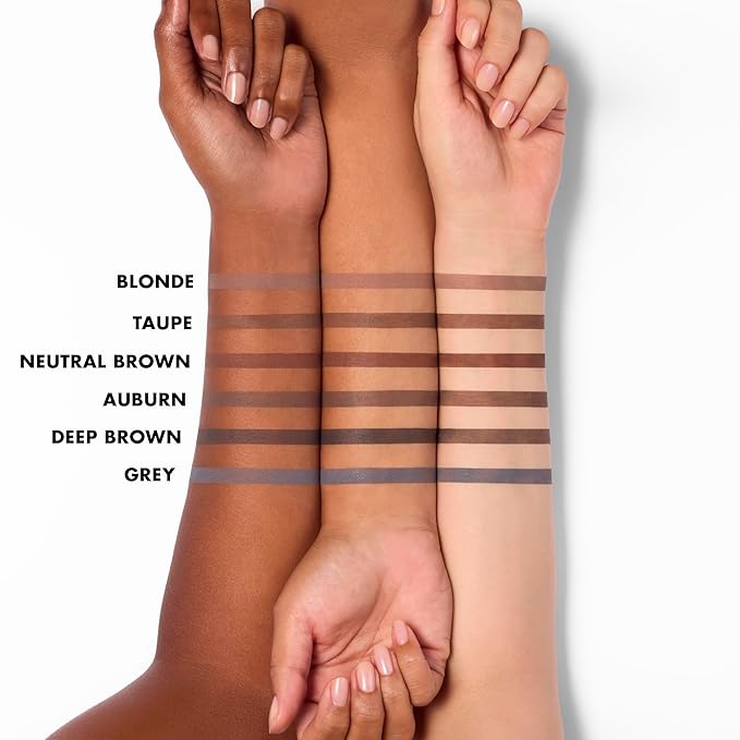 e.l.f. Instant Lift Waterproof Brow Pencil, Long-Lasting Eyebrow Pencil For Grooming & Shaping Brows, Vegan & Cruelty-free, Grey (Pack of 2)