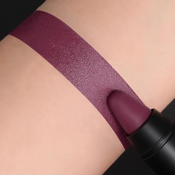 FOCALLURE Ultra Chic Matte Lipstick,Rich Vitamin E Lip Crayon,Lightweight Matte Color without Drying or Fading,Long Lasting Waterproof Lips Makeup,DARE YOU