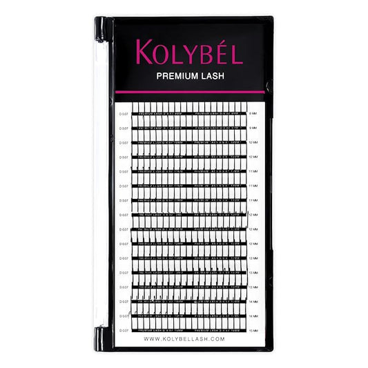 KOLYBEL Premade Fan Spikes Lash Extensions 0.07mm C Curl 8-15mm Mixed Tray Wipsy Volume Lash Extensions 320 Spikes Fans Matte Black Eyelash Extension Supplies（0.07-C,8-15mm）