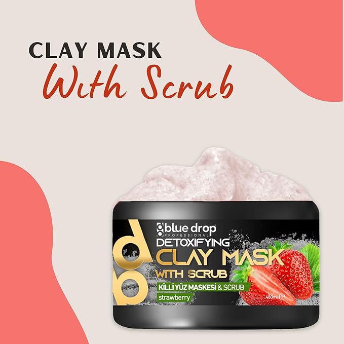 Strawberry Scrub for Face and Body | 16 Fl Oz Cleansing and Firming Peeling | Moisturizes and Restores the pH Balance of the Skin Scrub for Face and Body (Strawberry, 16 Fl Oz)