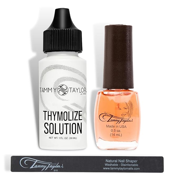 Thymolize Nail Repair & Whitener for Damaged, Yellow & Ingrown Toenails | Thick & Weak Nail Treatment Kit