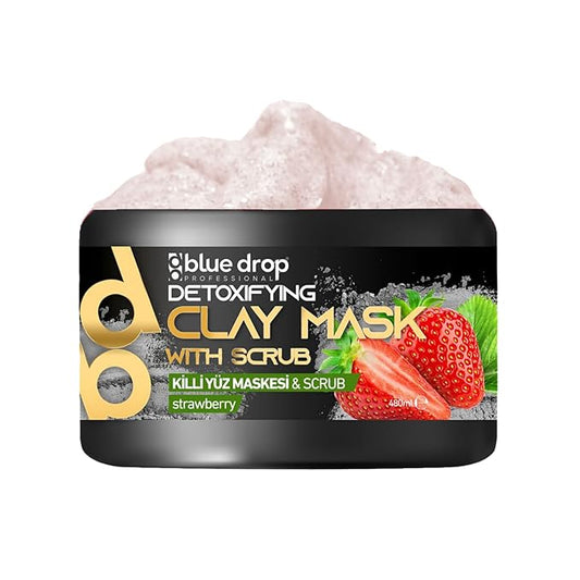 Strawberry Scrub for Face and Body | 16 Fl Oz Cleansing and Firming Peeling | Moisturizes and Restores the pH Balance of the Skin Scrub for Face and Body (Strawberry, 16 Fl Oz)