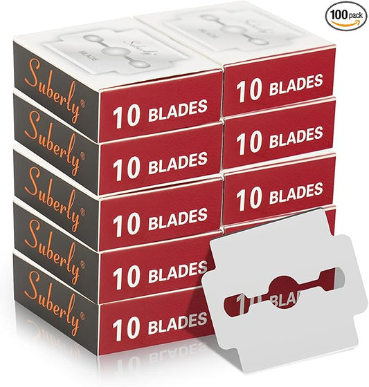 100 Pcs Callus Shaver Blades Set - Corn Plane Replacement Blades Hard Dry Skin Remover for Foot Care & Pedicure Tools