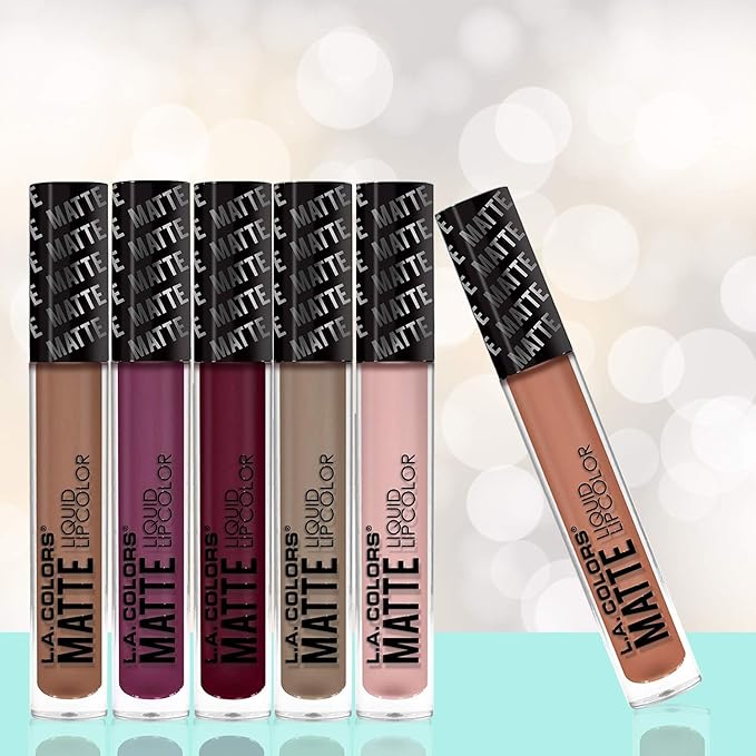 L.A. COLORS Matte Liquid Lip Color, Moonlight CLG418