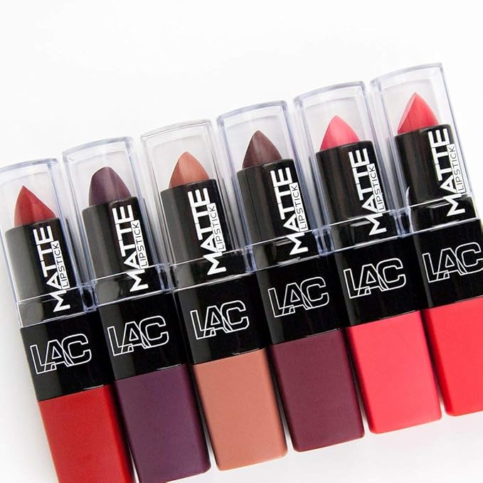 L.A. COLORS Matte Lipstick, Whirlwind CML465 (Pack of 6)