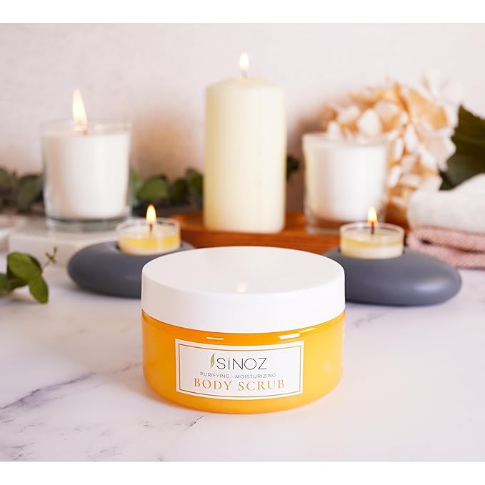 Gold Aura Body Scrub | Gentle Exfoliating Treatment for Radiant, Smooth Skin | Removes Dead Cells & Impurities | Travel Size | 0.66 Ounce (Pack of 1)