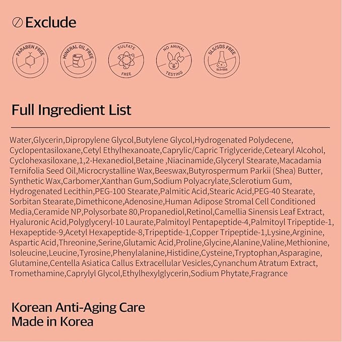 Cell Renew Liposome Facial Cream 1.69 fl oz – Anti-Aging EGF Stem Cell Moisturizer for Face with 6GF (50,000ppm), Peptides & Ceramide, Korean Skin Care for Deep Hydration & Firming