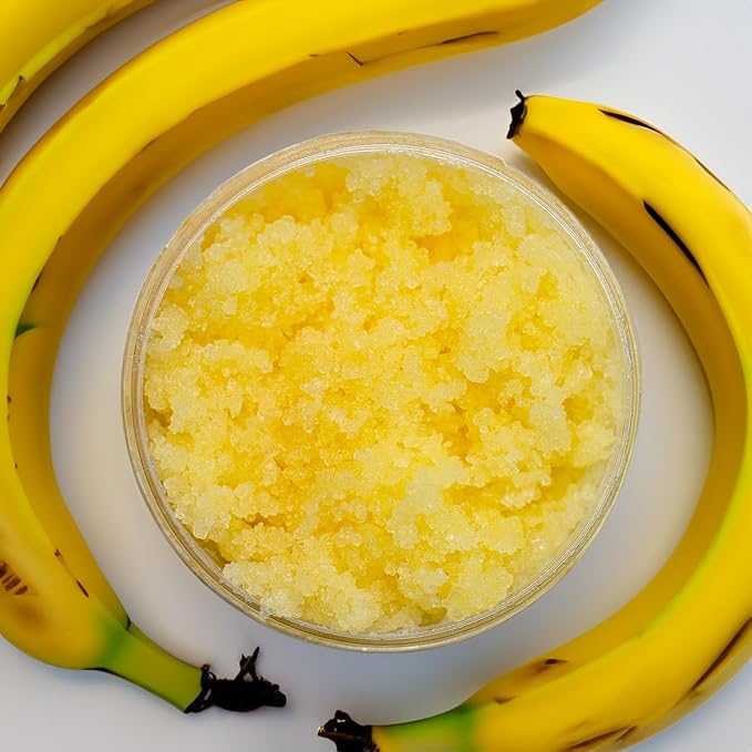 Sugaring NYC Moisturizing and Exfoliating Signature Body Scrub - Silky Smooth Skin and Ingrown Hair Prevention (Going Bananas)