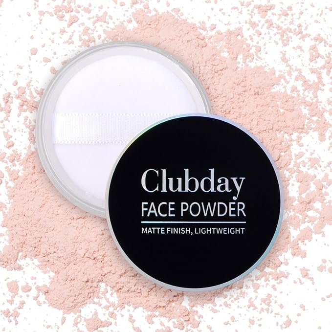 Multi Makeup Loose Setting Powder Lightweight,High Coverage,Shine Control,Waterproof Curated For All Skin Types - Pink, 6g (0.21 oz)