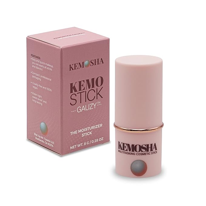 Kemostick Gauzy Face Moisturizer Stick – Multipurpose Beauty Stick for Face, Lips, Neck – Deeply Hydrating Balm Stick – Vegan Moisturizer Stick for All Skin Types