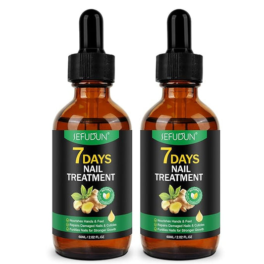 Ginger Nail Strengthener Serum 2pack– Ginger-Infused Nail Repair Oil for Care, Natural Nail and Strengthener Solution