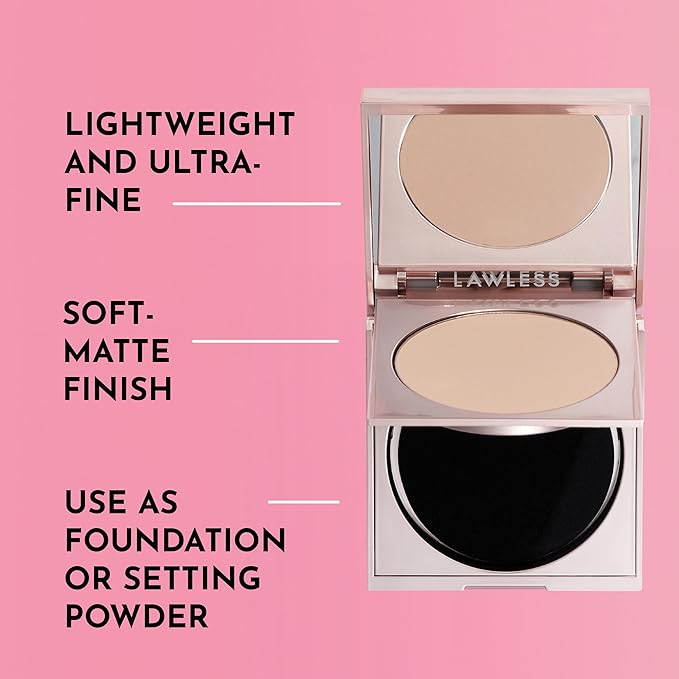 Talc-Free Skin-Smoothing Perfecting Powder - Fair - Premium Makeup, Skin Smoothing Powder with Natural Ingredients, Ultra-Fine Soft Focus Setting Powder, Talc Free - 0.34 oz