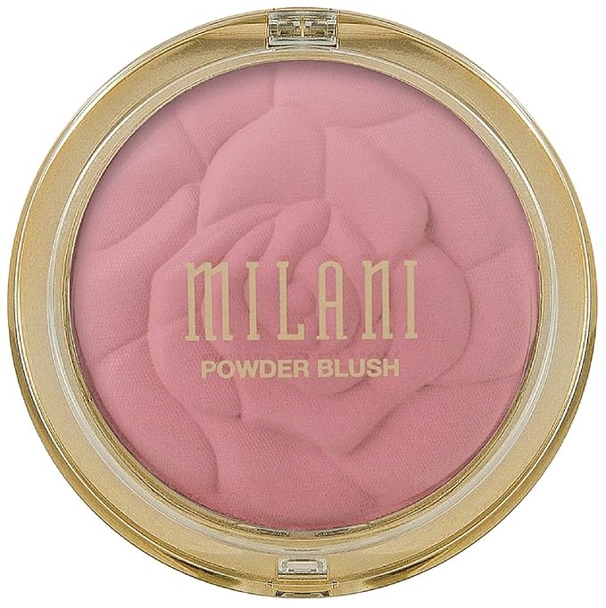 Milani Rose Powder Blush, Romantic Rose [01] 0.60 oz (Pack of 2)