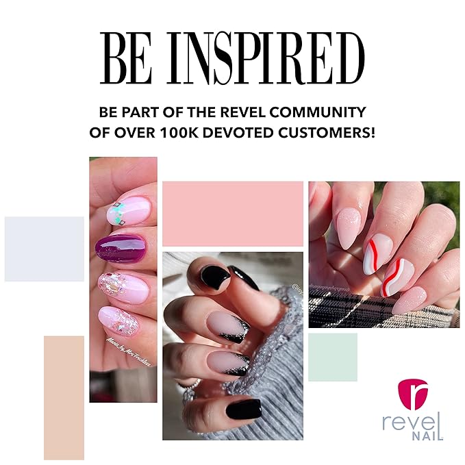 Revel Nail Dip Powder - Light Pink for Professional Nails, DIY Nail Art Supplies - Erica, 1 Oz