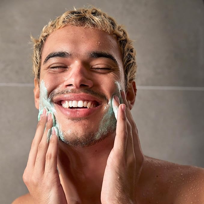 Dove Men+Care Body and Face Scrub Costal Cedar Deeply Exfoliates for Hydrated & Nourished Skin 100% Gentle Cleanser, No Sulfate Cleansers or Parabens, 98% Biodegradable Formula 9 oz