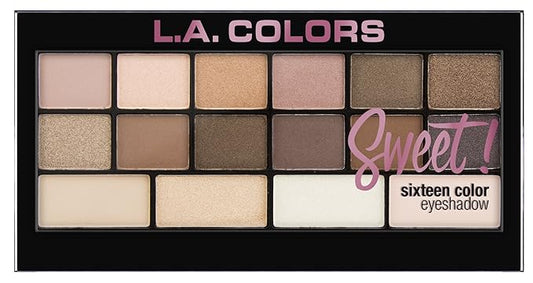 L.A. COLORS Sweet! 16 Color Eyeshadow, Charming C30465